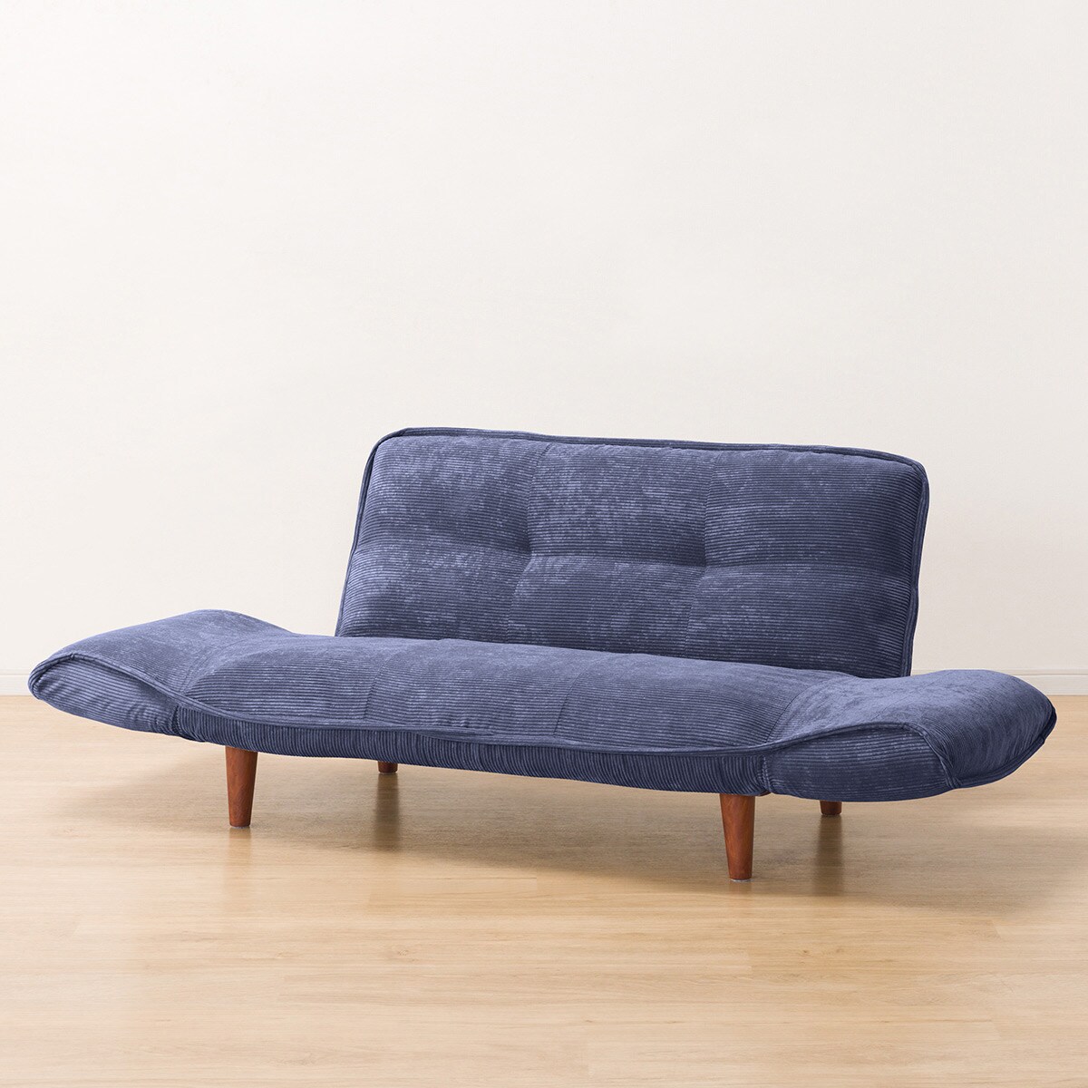 ニトリ　2人掛けコンパクトカウチソファ　クッション付き　ネイビー 2人掛けコンパクトカウチソファ 布張りタイプ (ヴィンテージ NV