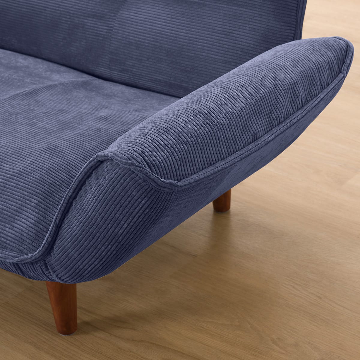 2人掛けコンパクトカウチソファ 布張りタイプ (ヴィンテージ NV