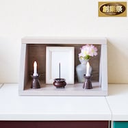 ホワイトオーク材コンパクト仏壇【期間限定価格:11/27~1/5まで】