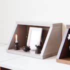 ホワイトオーク材コンパクト仏壇(GY) 2枚目画像