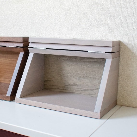 ホワイトオーク材コンパクト仏壇(扉付き GY) 1枚目画像