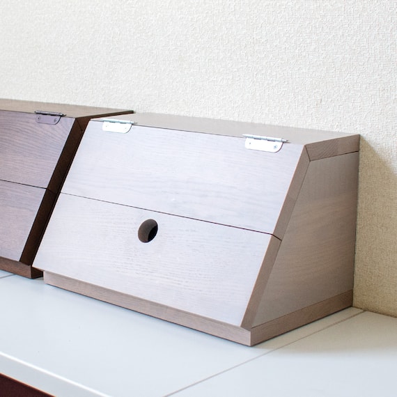 ホワイトオーク材コンパクト仏壇(扉付き GY) 2枚目画像