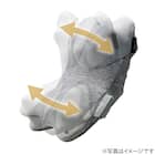 マッサージクッションクロスグランデ(ライトグレー) 2枚目画像