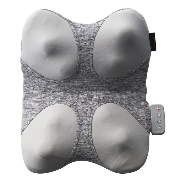 マッサージクッションクロスグランデ(ライトグレー) 6枚目画像