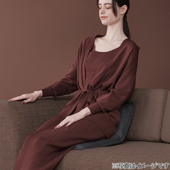 プレミアムシートマッサージャー (ダークグレー) 2枚目画像