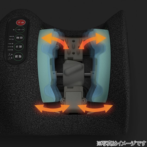 フットマッサージャーハサミモミ(ダークグレー) 5枚目画像