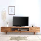 アカシア材テレビボード 1枚目画像