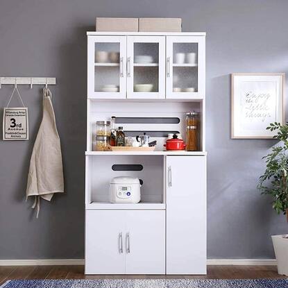 最短翌日出荷】大容量収納キッチンボード (WH)通販 | ニトリネット  