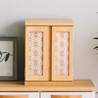 コンパクト仏壇(和柄)ナチュラル 1枚目画像