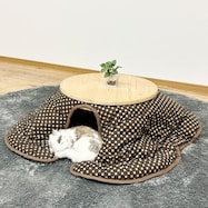 国産ヒノキを使用したヒーターなしネコちゃんこたつ