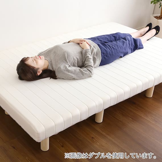 高反発ウレタン脚付きマットレス セミシングル(WH) 22枚目画像