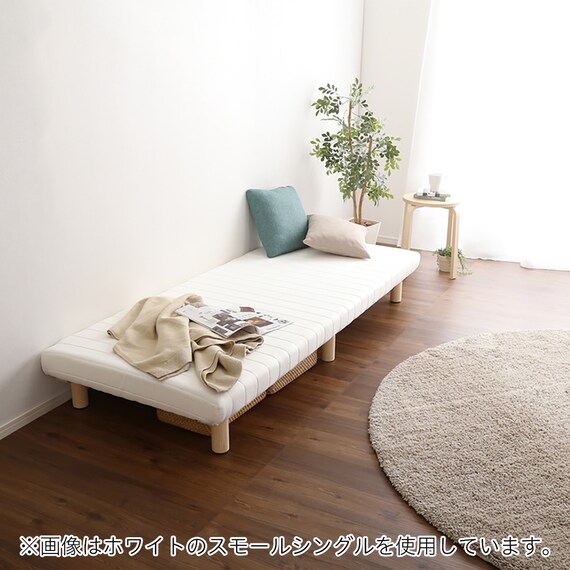 高反発ウレタン脚付きマットレス セミシングル(BR) 3枚目画像