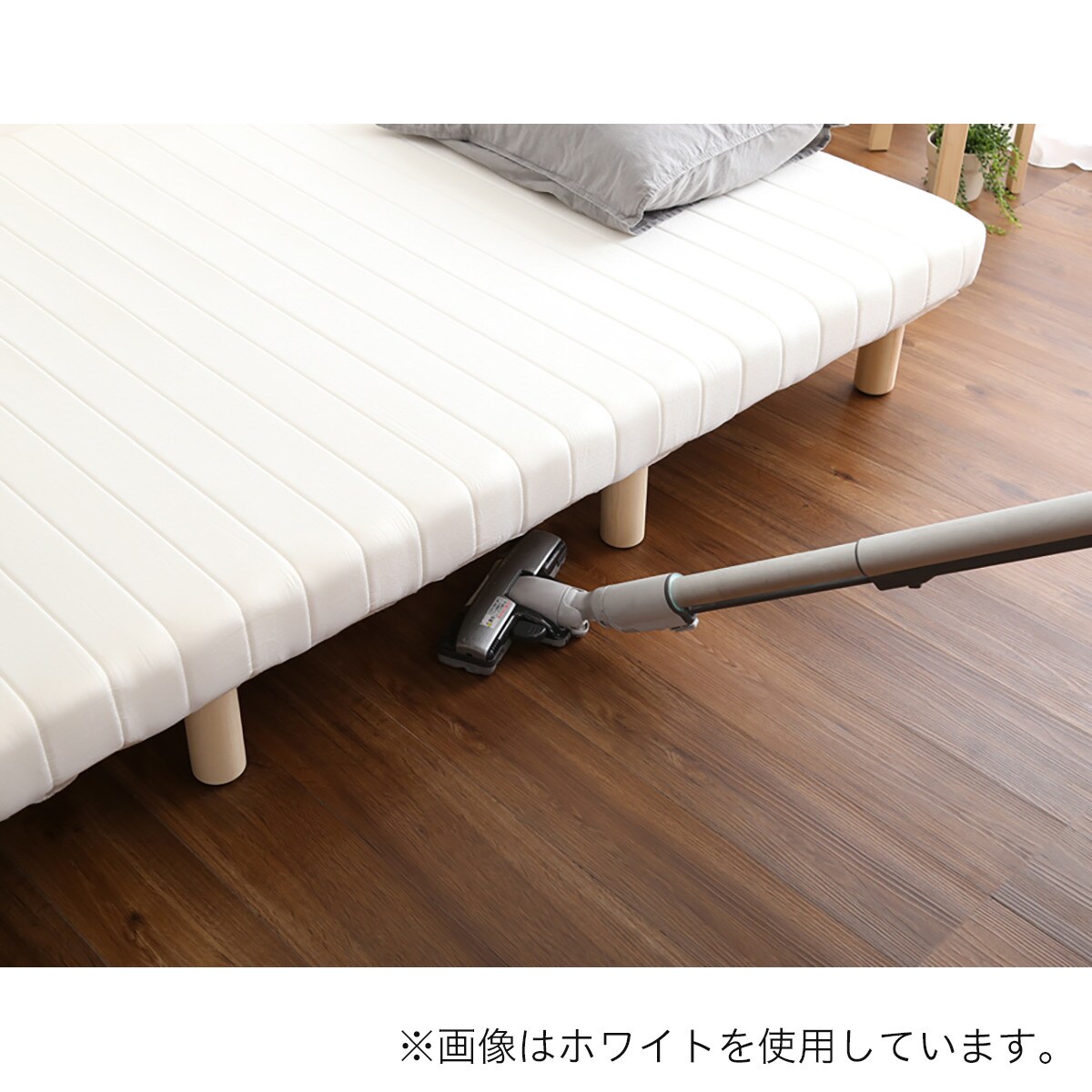 ニトリ セミシングル 脚付きマットレス ニトリ マットレス ベッド 一体型 体圧分散 厚さ18cm シングル脚