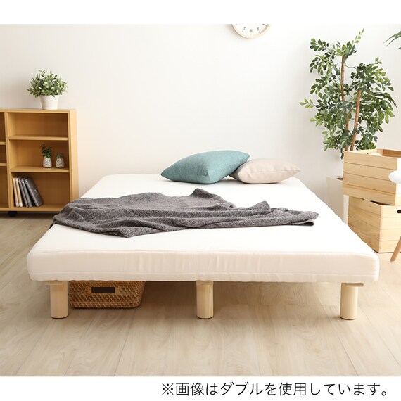 高反発ウレタン脚付きマットレス シングル(WH) 21枚目画像