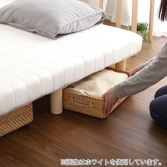 高反発ウレタン脚付きマットレス セミダブル(NV) 19枚目画像