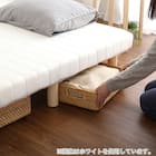 高反発ウレタン脚付きマットレス セミダブル(BR) 13枚目画像