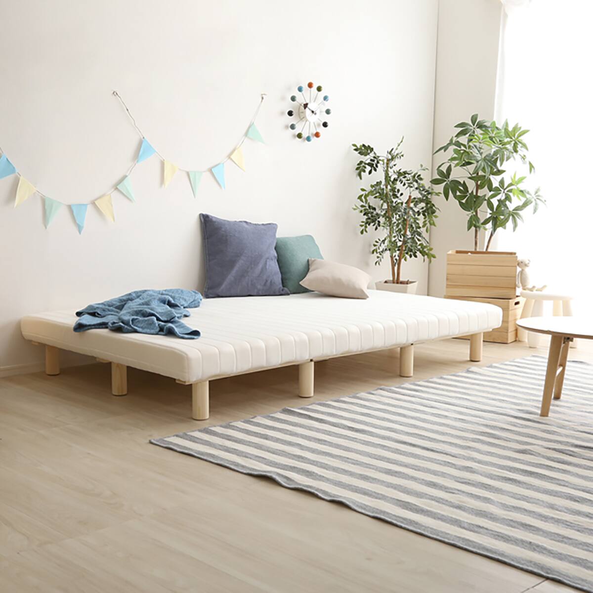 高反発ウレタン脚付きマットレス ダブル(WH) | ニトリネット【公式