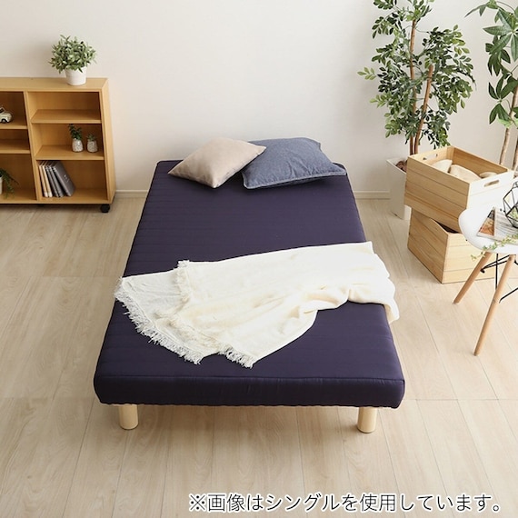 高反発ウレタン脚付きマットレス ダブル(NV) 1枚目画像