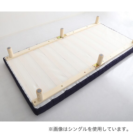 高反発ウレタン脚付きマットレス ダブル(NV) 6枚目画像