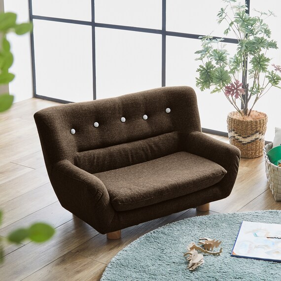 お子様やペットにフィットするソファ (DBR) 1枚目画像