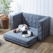 引っかきキズに強い座面伸長式ペットソファ