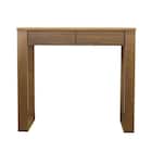 天然木デスク(幅80cm ウォールナット) 1枚目画像