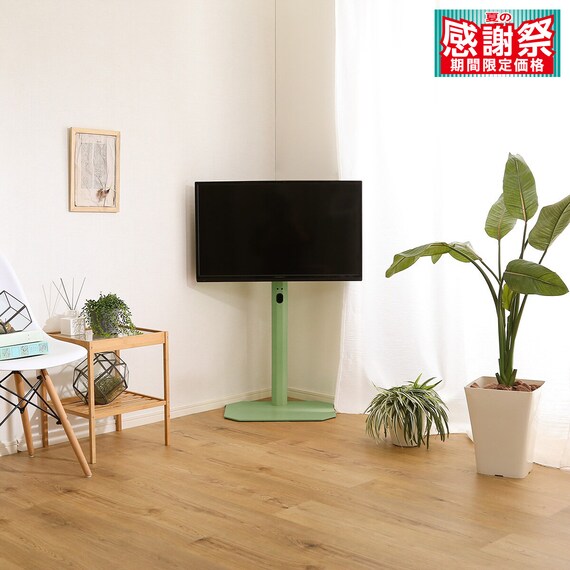 八角テレビスタンド ロータイプ (OTG GR) 1枚目画像