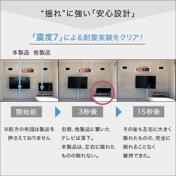 八角テレビスタンド ロータイプ (OTG PI) 9枚目画像