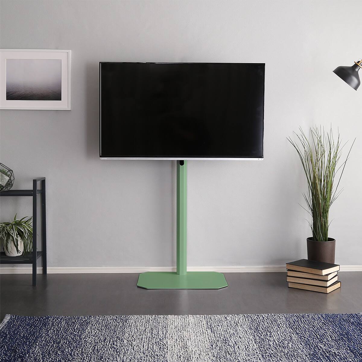 八角テレビスタンド ハイタイプ (OTG-H GR) | ニトリネット【公式