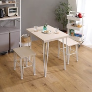 さわやかなオシャレダイニング3点セット (WOK)