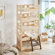 北欧パイン材使用のペット5段ベッド