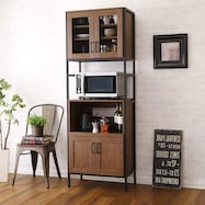 ヴィンテージスリム食器棚【期間限定価格:11/28~1/5まで】