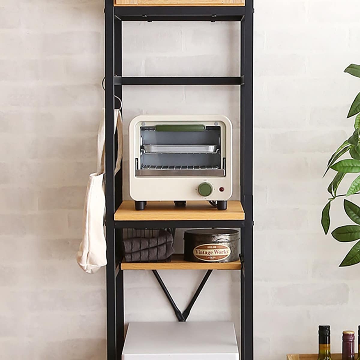 ヴィンテージごみ箱上ラック すきま収納タイプ(NA) | ニトリネット