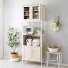 ナチュラルテイストのスリム食器棚 (WW) 1枚目画像