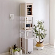 ナチュラルテイストのごみ箱上ラック すきま収納タイプ(WW)【期間限定価格:11/28~1/5まで】