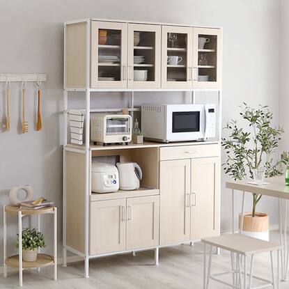 最短翌日出荷】北欧風キッチンボード18120（WH）通販 | ニトリネット  