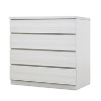 選べるチェスト80 4段 (奥行44cm WH)