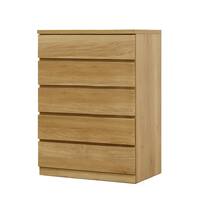 選べるチェスト70 5段 (奥行44cm OAK)