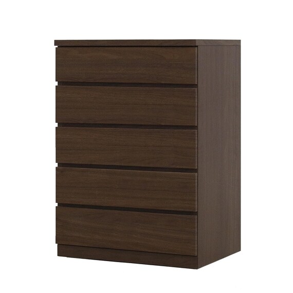 選べるチェスト70 5段 (奥行55cm WAL) 1枚目画像