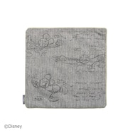 ミッキーマウスクッションカバー(ライトグレー 45×45cm)