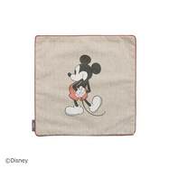 ミッキーマウスクッションカバー(ベージュ バック 45×45cm)