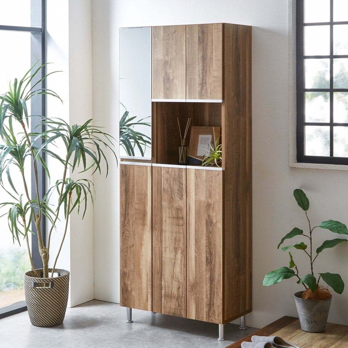 シューズボックスリアル ハイタイプ(幅75.2cm OAK) | ニトリネット【公式】 家具・インテリア通販
