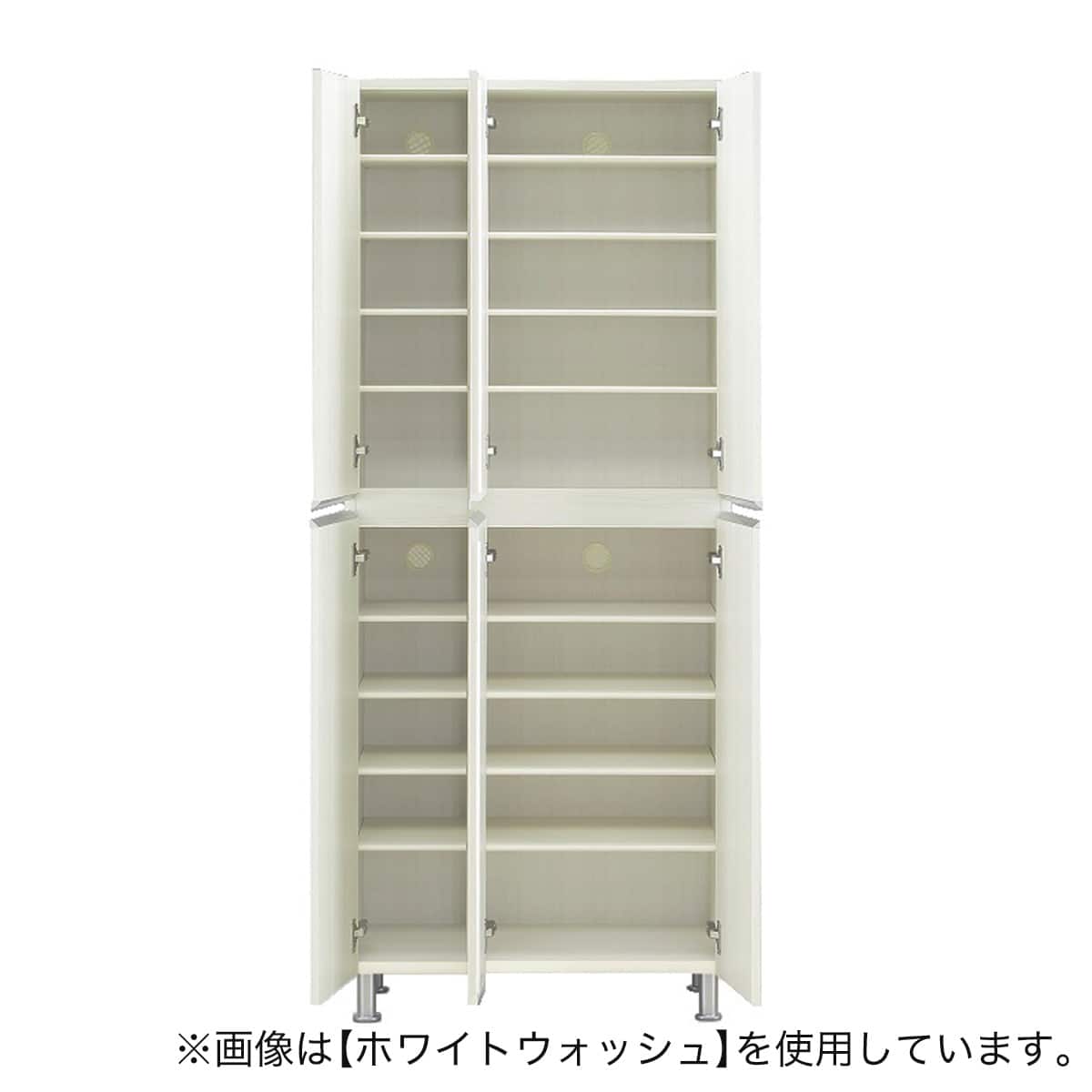 シューズボックスリアル ハイタイプ板戸(幅75.2cm GY) | ニトリネット