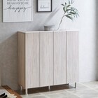 シューズボックスリアル ロータイプ(幅100cm GY) 1枚目画像