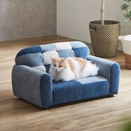 引っかきキズに強いパッチワークペットソファー