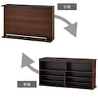 組み合わせバーカウンター (幅150cm BR) 5枚目画像