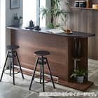 組み合わせバーカウンター (幅150cm BR) 6枚目画像