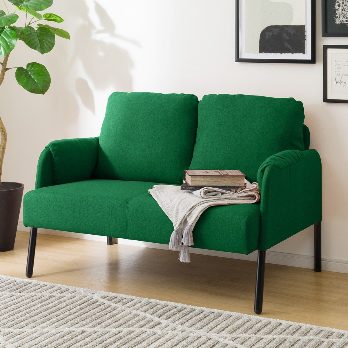 コンパクトソファ 布張りタイプ (15120 GR) | ニトリネット【公式