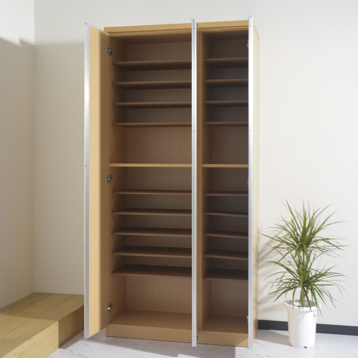 アルミハンドルシューズボックス85H (NA) | ニトリネット【公式】 家具