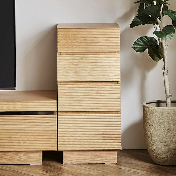 天然木サイドチェスト40(NA) 2枚目画像